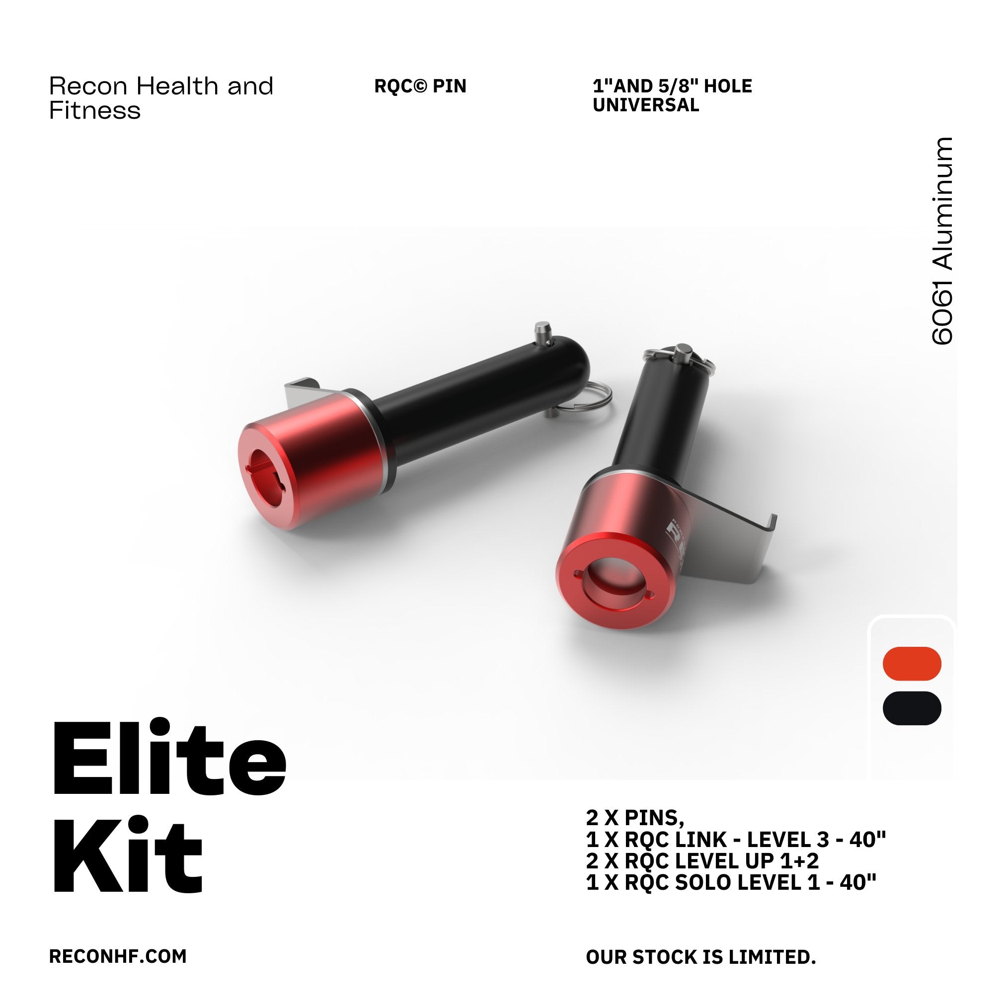 RQC© Pin - PRE ORDER - ELITE - Recon Health & Fitness health and fitness